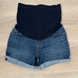 Liz Lange Denim Maternity Shorts